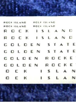 No# 8001 RI Letter Board Decals