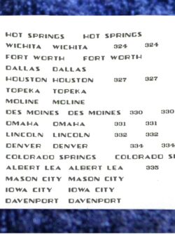 No# 8004 RI Pullman Coach Decals