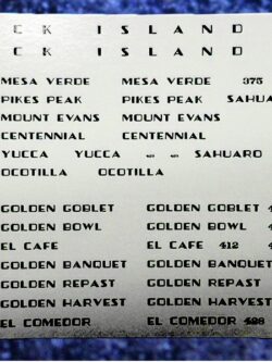 No# 8008 RI Diner Decals